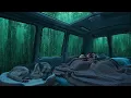Download Lagu Midnight Car Rainstorm ⛈️ Soothing Thunder \u0026 Rain ASMR for Deep Sleep and Total Relaxation