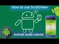 How to use ScrollView in Android Application for android studio 3 0 2 full tutorial 2018 part-2