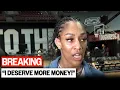 A ja Wilson GOES NUTS After Finding Out Caitlin Clark s Net Worth