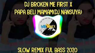 Download DJ YOU BROKEN ME FIRST X PAPA BELI MAMAM(DJ NANSUYA) SLOW FULL BASS 2020 MP3