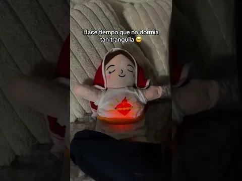 El peluche de la Virgen María que respira ya está disponible 🙏🤍