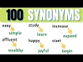 100 Synonym Words in English Learn 100 Synonyms Words in 10 minutes