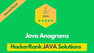 HackerRank Java Anagrams problem solution in Java Java problems solutions Programmingoneonone