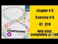 oxford new countdown book 8 third edition chapter 6 Exercise 6 Q1 - Q10 complete solved