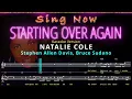 Download Lagu Practice STARTING OVER AGAIN by Natalie Cole (♀Female Key) - Synced Lyrics, Visualizer \u0026 Lead Sheet