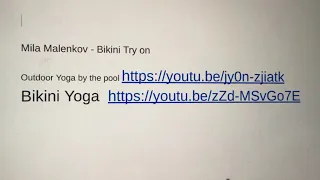 De uma olhada e veja o que voce acha Mila Malenkov se junta a eles em um biquini vermelho