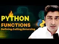 Defining Calling Returning in Python Functions Euron
