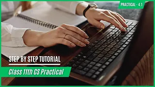 Class 11 CS Practical - Star Pattern Program Python Nested Loops Explained