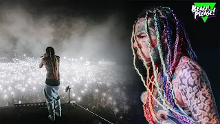 6ix9ine gives emotional tribute to xxxtentacion live in romania