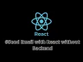 send email with react without backend