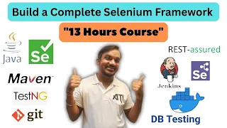 Build a Complete Selenium Java Framework 13 Hrs Jenkins Docker API Testing