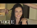 Adriana Lima Gets Ready for the Tom Ford Show Vogue