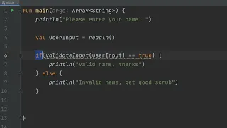 How to Get User Input and Validate It Using Kotlin Simple