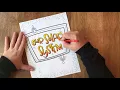 Solar System Doodle Coloring Pages - Booklet Cover