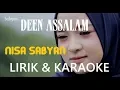 Download Lagu NISSA SABYAN DEEN ASSALAM + LIRIK \u0026 KARAOKE