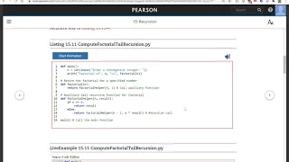 Daniel Liang Python Section 15 11 Tail Recursion