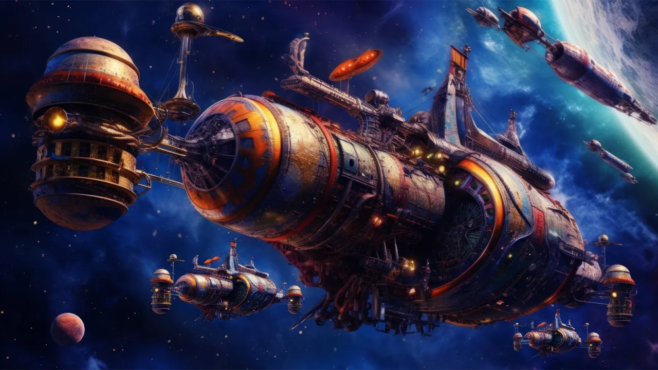 Space Ambient Music ✨ Space Journey Relaxation ✨ Flying in Planets