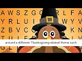 Thanksgiving wordsearch puzzle thanksgiving wordsearch for adults