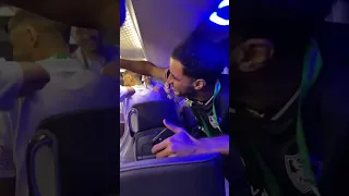 احتفال لاعبي الزمالك على انغام محمود الليثي 