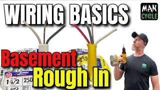 Wiring BASICS Made Easy - Running ROMEX for Switches and Outlets