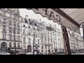 'le vie en rose' but sang live at a french cafè while it's raining outside