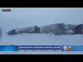 Interstate 80 In Wyoming Still Partially Closed After Dozens Of Semis Vehicles Involved In Pileup