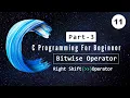 Bitwise Operators in C Part 3 RightShift Operator C Programming For Beginner 11 Elkick