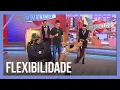 Download Lagu Thayná impressiona todos com elasticidade de seu corpo | Vai Dar Namoro