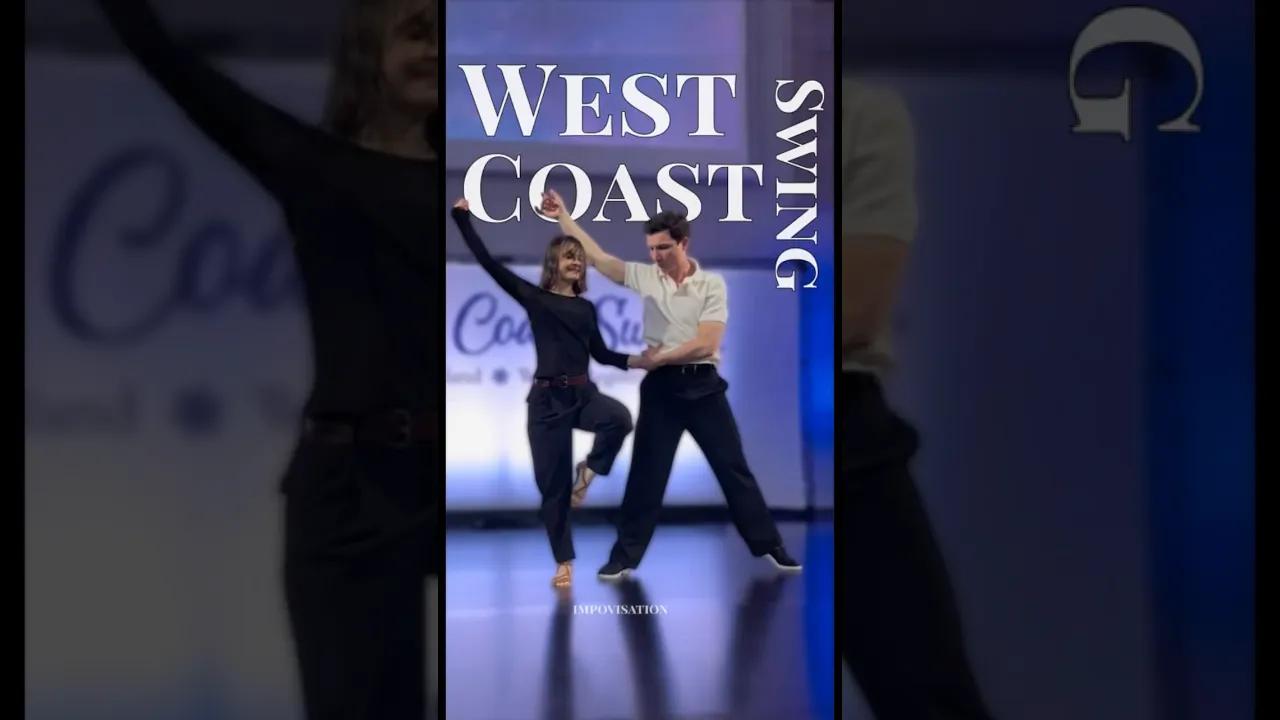 West Coast Swing Improvisation part 1  #semionmaria #westcoastswing #modernswing #improvisation #wcs