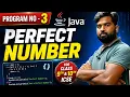 Perfect no Java programs for class 9th and 10th ICSE