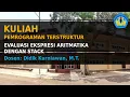 Evaluasi Ekspresi Aritmatika dengan STACK