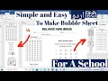 How To Make 15 MCQs Bubble Answer Sheet For For School Make An Easy Answer Bubble Sheet in Word