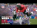 Tampa Bay Buccaneers vs. Buffalo Bills Game Highlights | NFL 2025 Season Week 11