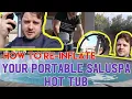 Problem Solved How to add air re inflate your portable tub Bestway
