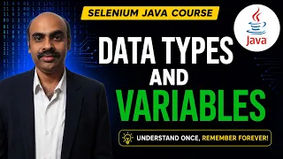 Step 6 - Data Types and Variables in Java Selenium Java Course for Beginners