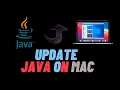 How To Update Java On A Mac using the Java control Panel