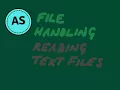 CIE 9608 2 2 3 File handling - reading text files