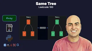 Same Tree - Leetcode 100 Recursive DFS