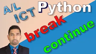 Python break and continue statements and else clauses on loops