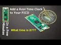 Add a Realtime Clock to your PICO for Enhanced Capability