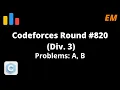 Codeforces Round A - B Problems full solutions with C code and detailed explanation