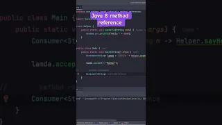 Java 8 Tutorial method reference