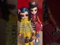 comparing both of my custom coraline fashion dolls