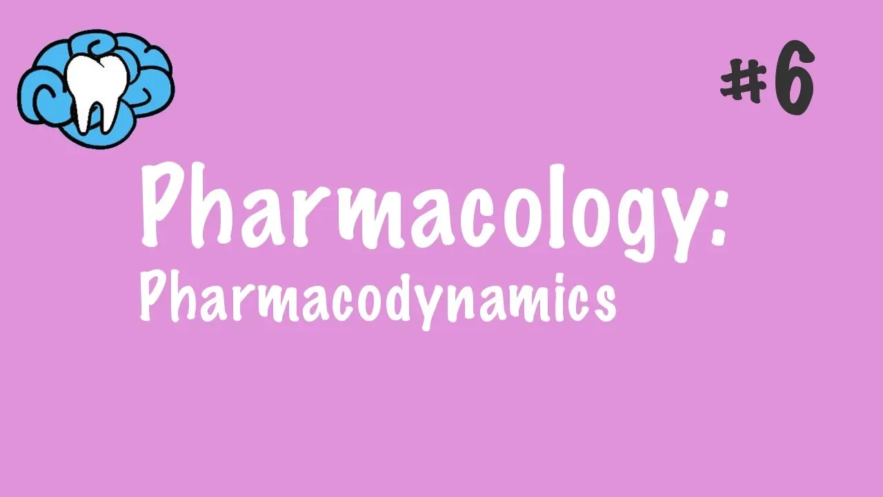 Pharmacology | Pharmacodynamics | INBDE, ADAT
