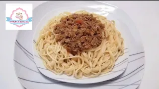 Einfach schnell und lecker - Spaghetti Bolognese - Die einfachsten Rezepte der Welt. 
