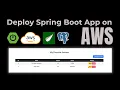 Full App Deploy Spring Boot CRUD App on AWS Elastic Beanstalk with PostgreSQL Thymeleaf