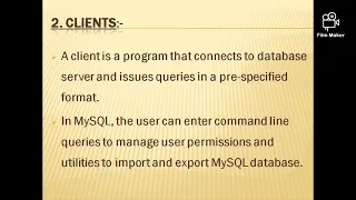 Components of MySQL explained in details Part 3
