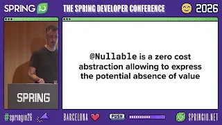 Null-safe applications with Spring Boot 4 by Sebastien Deleuze Spring 2026