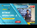 Java Live Session 6 B Bitwise Operators Part 2 DSA Placement Series Coders Arcade