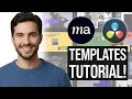 How to Use Motion Array Templates in DaVinci Resolve Step by Step